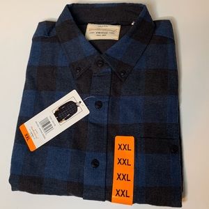 Vintage Brand Plaid Button-Up